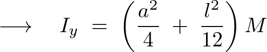 円柱のｙ軸周りの慣性モー面tのの積分計算結果