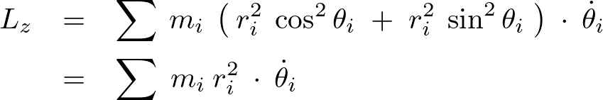 角運動量z方向のL導出詳細過程